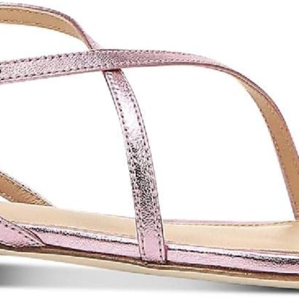 Via Spiga Women's V-Calandre City Sandal Flat, Rosa, 6 - Picture 2 of 3